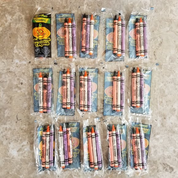 Bundle: Halloween BK Bucket Pail and Crayon Treats with Pumpkin Stickers - Picture 5 of 14